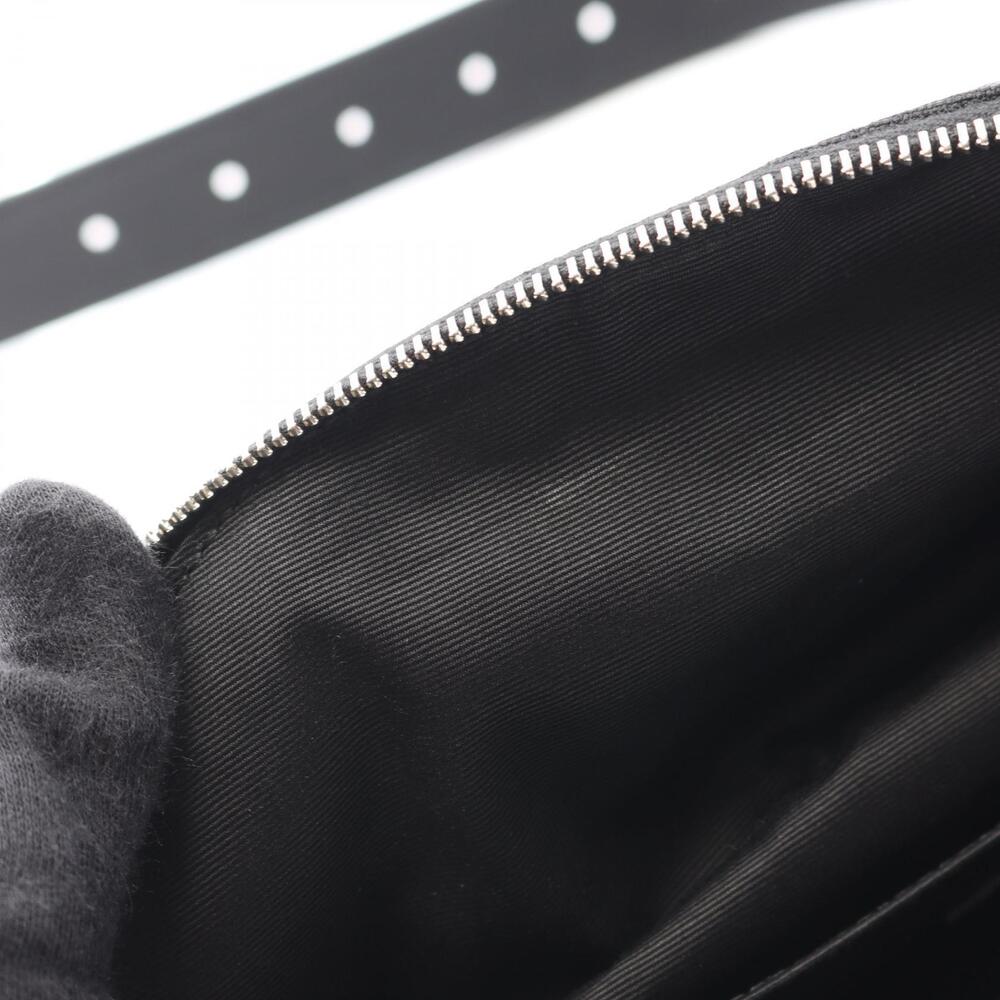 SAINT LAURENT PARIS YSL logo waist bag Body Belt Crossbody canvas leather black - Picture 5 of 7